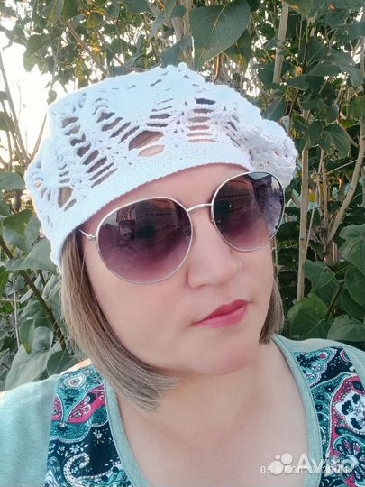 Берет вязаный