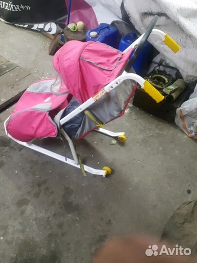 Коляска санки