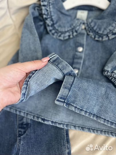 Джинсовая блуза/кофта на девочку H&M 68,92