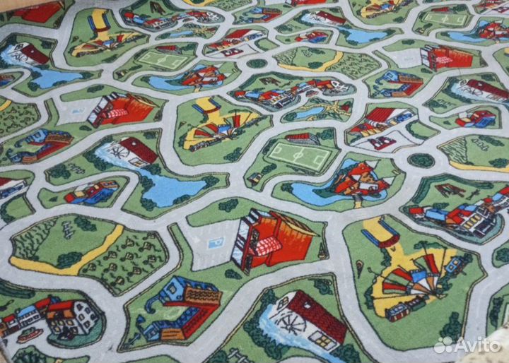 Ковер детский с дорогами