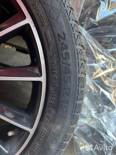 Онигинальные диски mercedes r19 на зимней резине