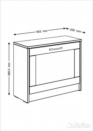 Обувница узкая IKEA Бримнэс новая, шкаф в прихожую