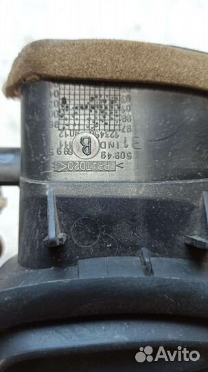 Дефлектор воздуховода отопителя Peugeot 206