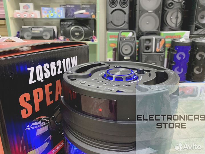 Блютуз Колонка Bluetooth ZQS-6210 Новая v.7
