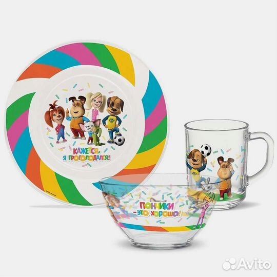 Новый набор детской посуды