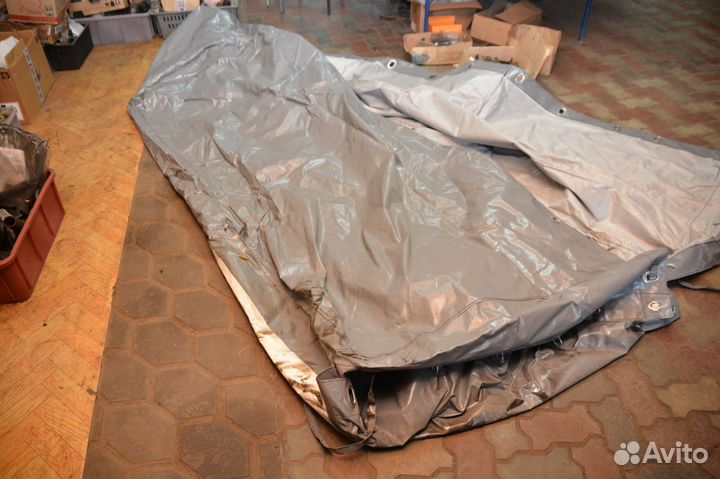 Тент на автоприцеп 8 люверсов L2,28м H1,2м B1,4