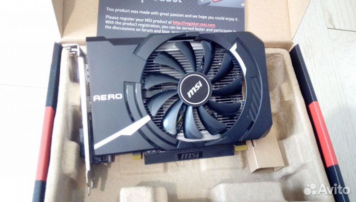 MSI AMD Radeon RX 550 aero ITX OC 4gb