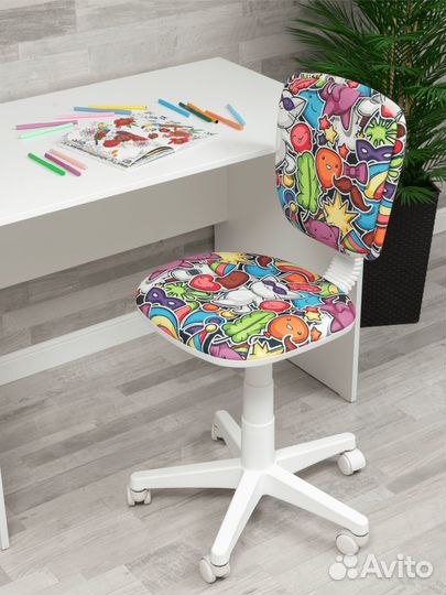 Кресло детское с принтом