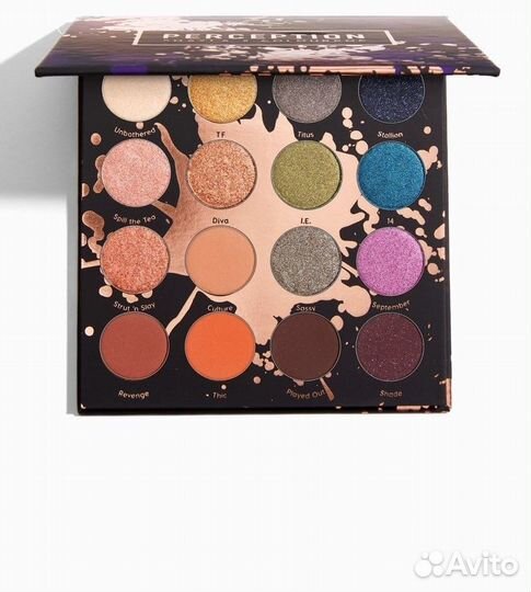 Палитра теней colourpop perception