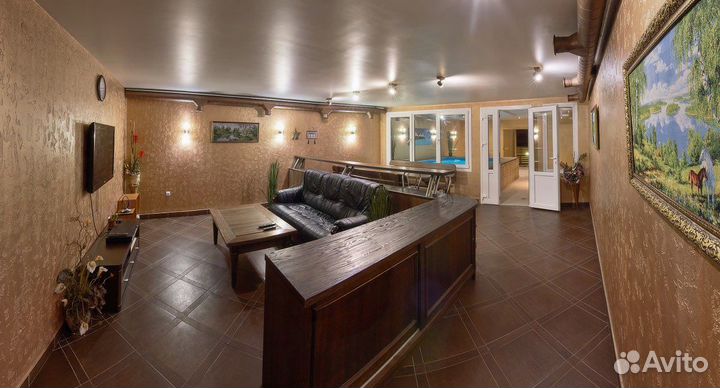 Баня сауна с бассейном