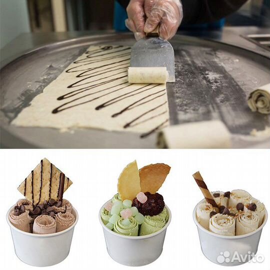 Жареное ролл мороженое на праздник