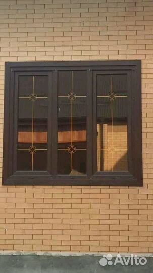 Пластиковые окна и двери витражи