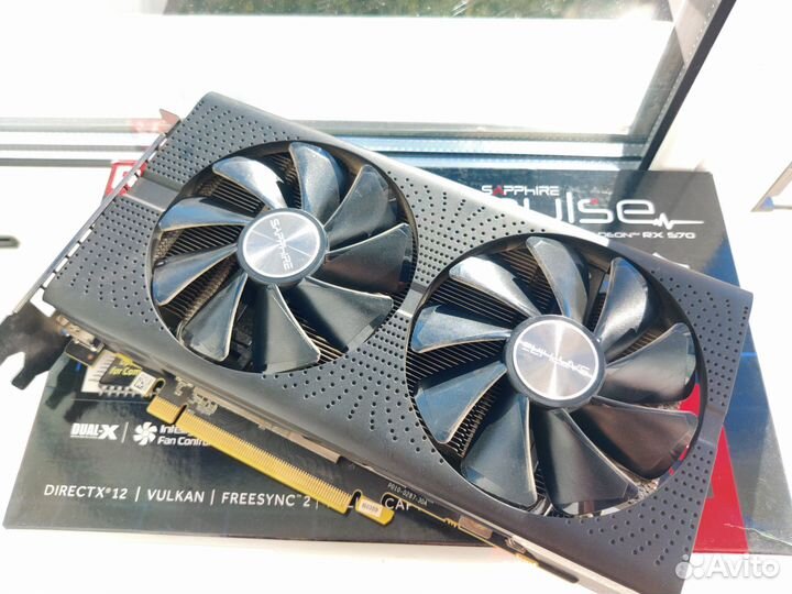 Видеокарта Sapphire Pulse Rx570 8gb