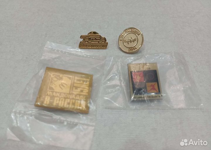 Значки Макдоналдс