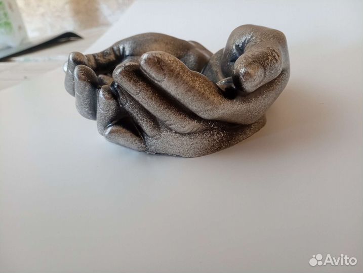 Скульптура, кашпо, органайзер руки Давида