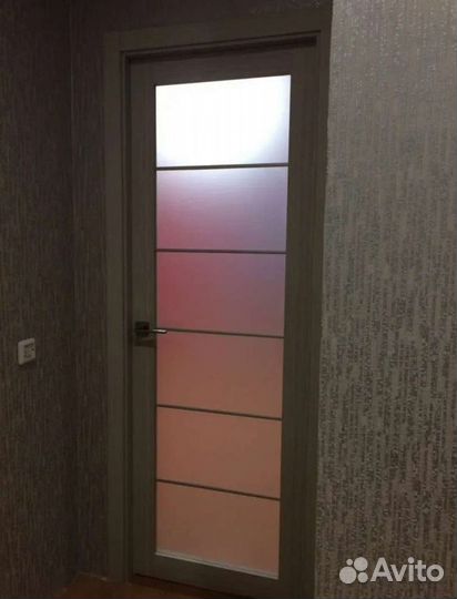 Двери межкомнатные с матовым стеклом