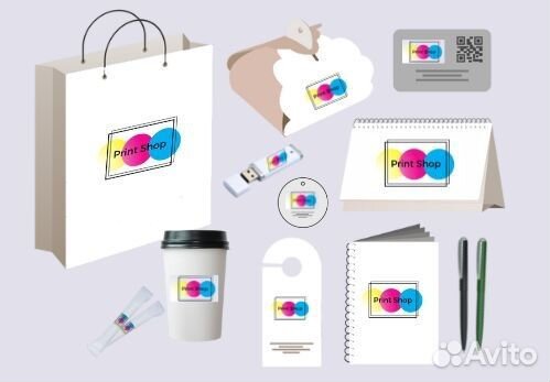 Листовки, визитки, наклейки, календари, карты плас