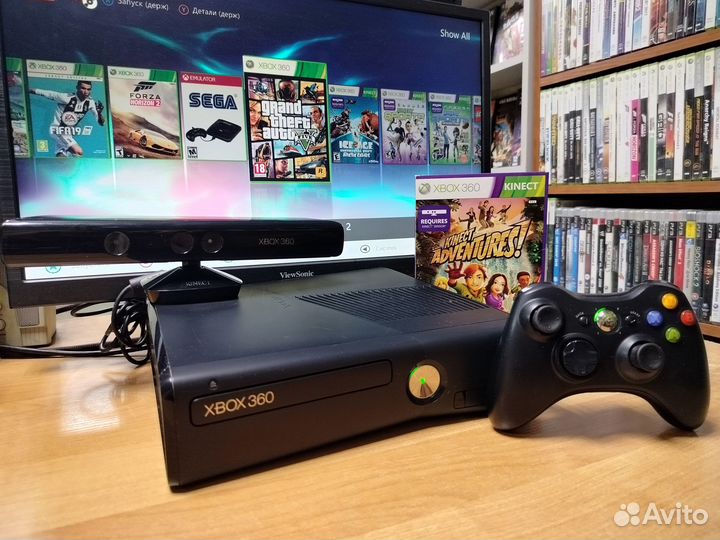 Xbox 360S 250Gb FreeBoot Джой Kinect 41 Игра