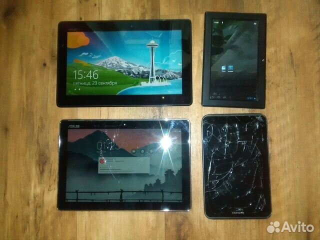 Планшеты нерабочие и на части