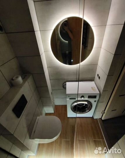 Ремонт туалета и ванны под ключ