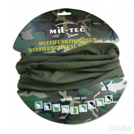 Шарф-повязка (бафф) олива Sturm Mil-Tec
