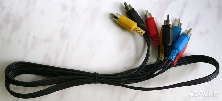 Трансформатор тв утди Кабель Провод AV RCA 6 шт