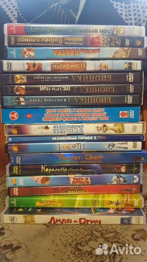 Фильмы и мультфильмы на DVD/двд