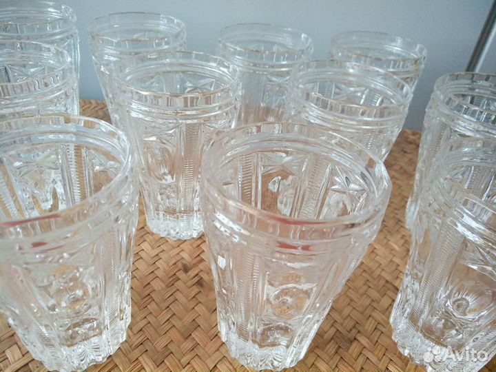 Бокалы хрустальные СССР, 12 шт