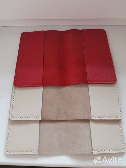 Кожаная обложка для паспорта