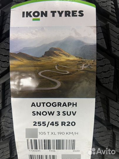 Ikon Tyres Autograph Snow 3 SUV 255/45 R20