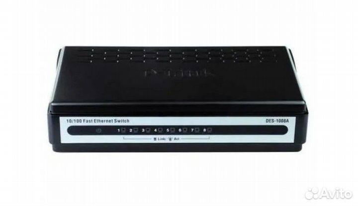 Коммутатор D-Link DES-1008A
