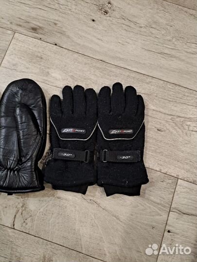 Теплые варежки и перчатки