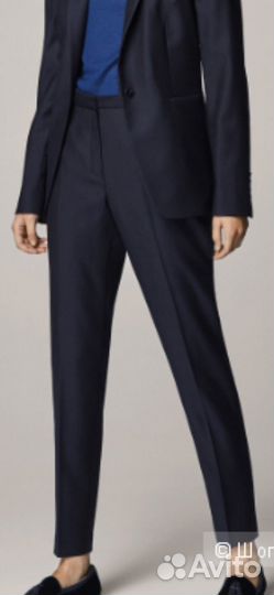 Massimo dutti синие классические брюки