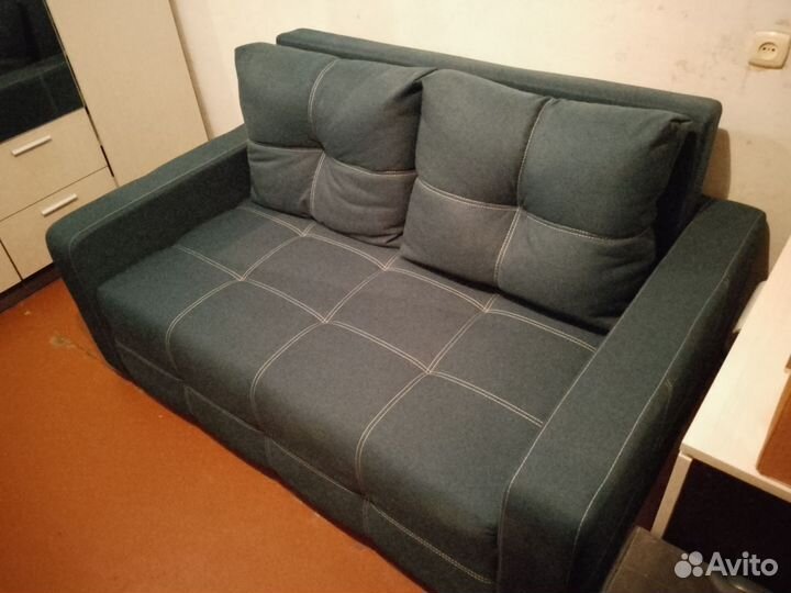 Диван Dandy Compact рогожка Malmo синий