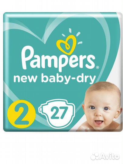 Подгузники pampers 2