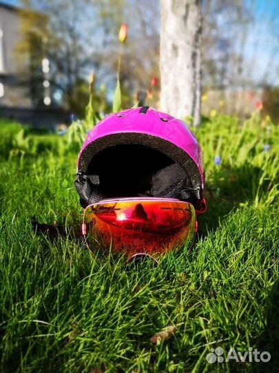 Горнолыжный комплект - шлем+маска