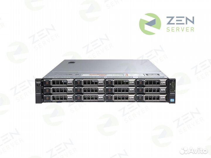 Dell R730xd Rx30 12LFF/2хE5-4669 v3/4х8Gb2133