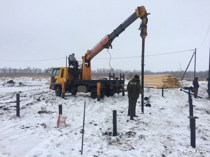 Фундамент / Винтовые сваи под ключ