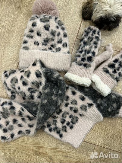 Комплект шапка и шарф