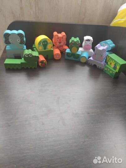 Деревянный конструктор игрушка