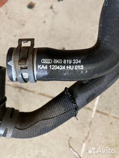 Патрубок отопителя Audi A5 8T 8K0819334