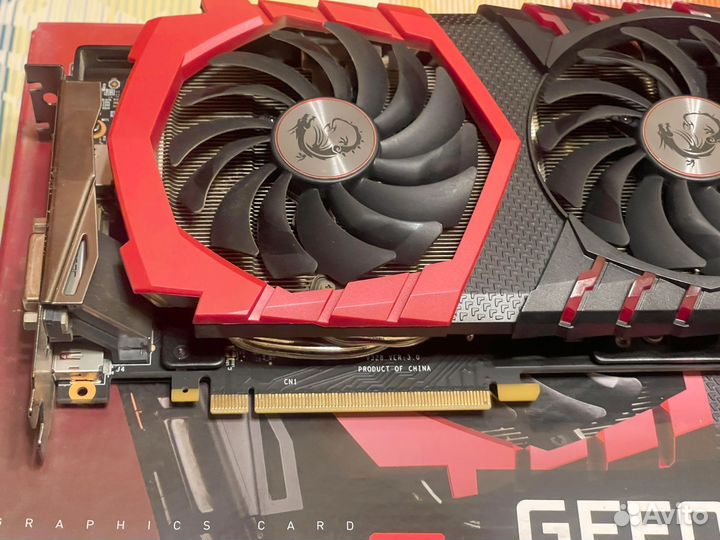 Gtx 1060 6gb msi gaming x