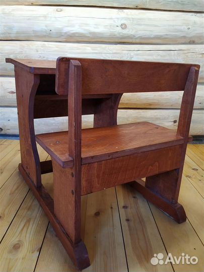 Детская парта ручная работа по принципу парт СССР
