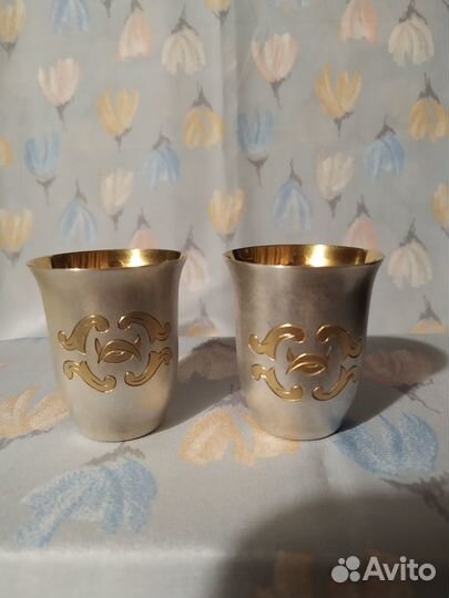 Серебряные стопки 875 проба СССР
