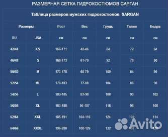 Гидрокостюм 7мм