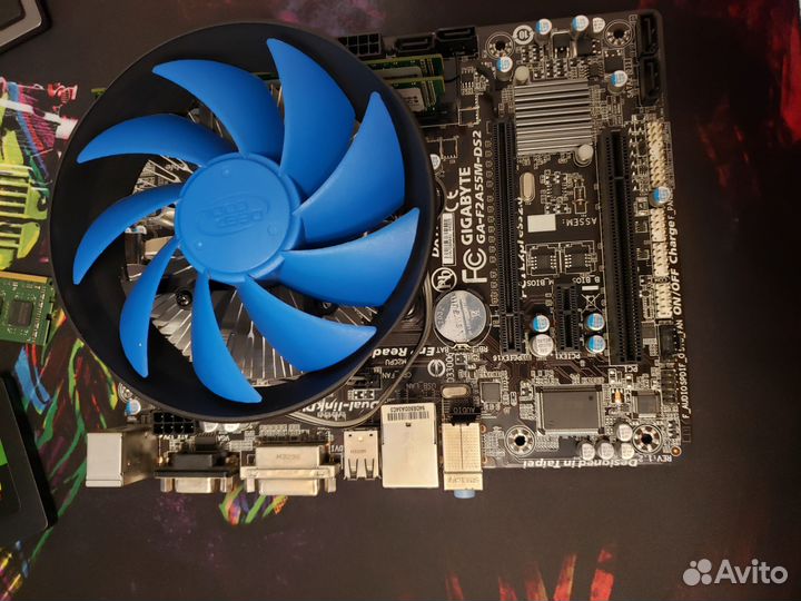 Материнская плата с процессором fm2+athlon x4 730