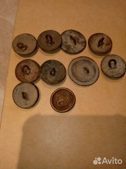 Старинные пуговицы
