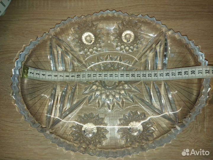 Ваза хрустальная СССР рюмки хрустальные бокалы