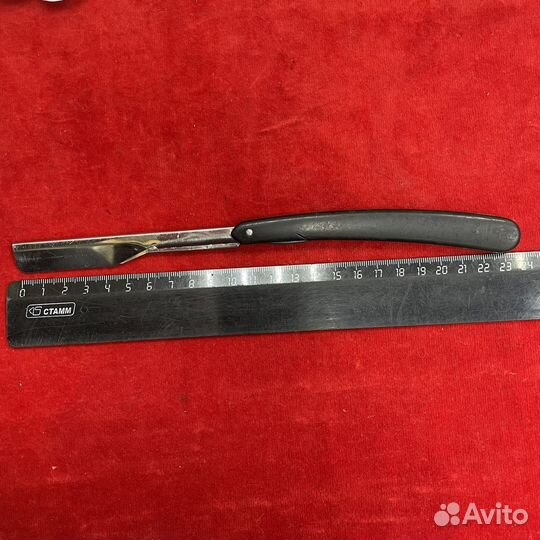 Старинная опасная бритва со сменными лезвиями СССР