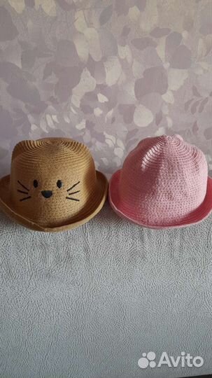 Соломенная шляпа детская
